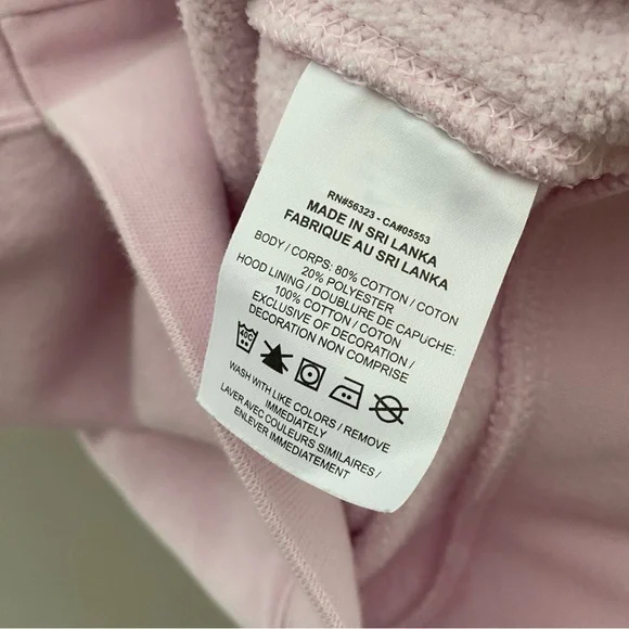 Nike Light Pink Hoodie sz M - Picture 4 of 7